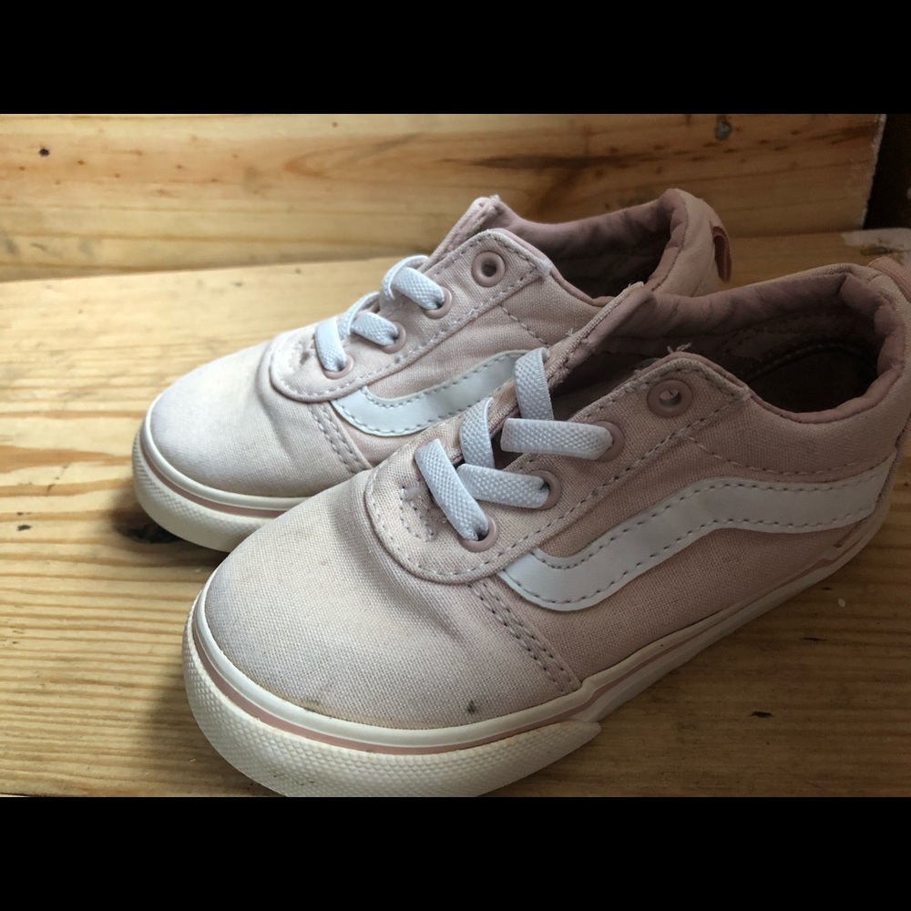 Little girls Vans.